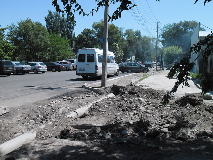 Отремонтированные улицы Бишкека (4)