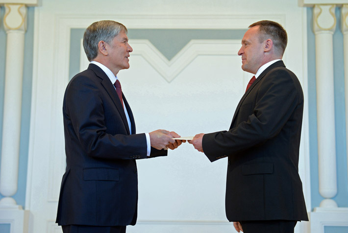Посол Латвии в Кыргызстане Юрис Маклаковс