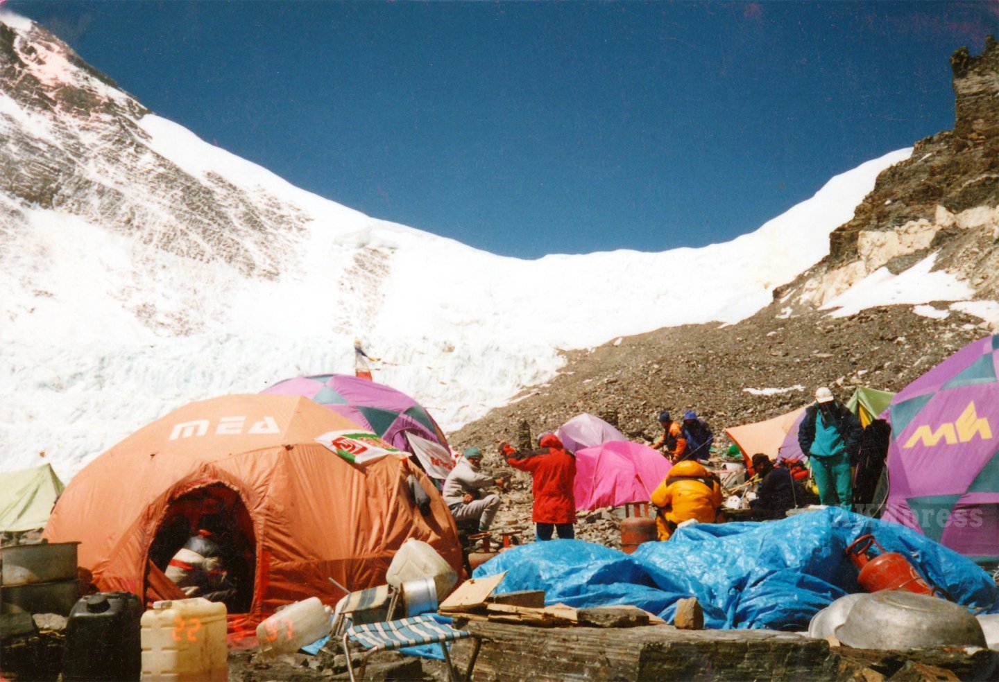 Эверест. Лагерь ABC под Северным седлом / Фото: Дмитрий Греков