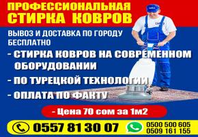 Профессиональная стирка ковров. Cтирка ковров на современном оборудовании по турецкой технологии. Вывоз и доставка по городу бесплатно