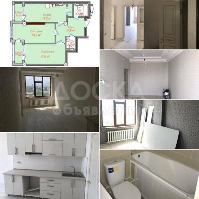 Продаю 2-комнатную квартиру, 77кв. м., этаж - 10/10, Ахунбаева-Абая.