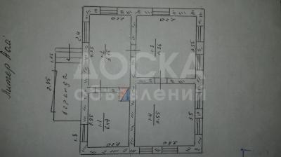 Продаю дом 4-комнатную 38,75кв. м., этаж-1, 8-сот., стена саман, Ул. Джакыпова, дом 40.
