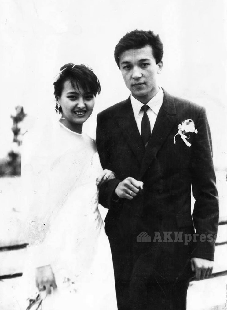 Аалы Карашев с супругой. 1990 год