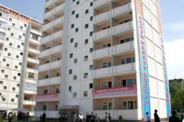 Средняя стоимость квадратного метра площади квартир в Бишкеке в 2010 году