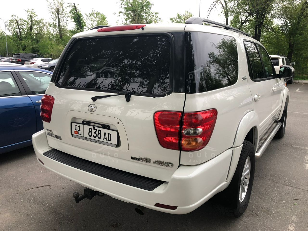 Toyota Sequoia 2008 Р±РµР»С‹Р№