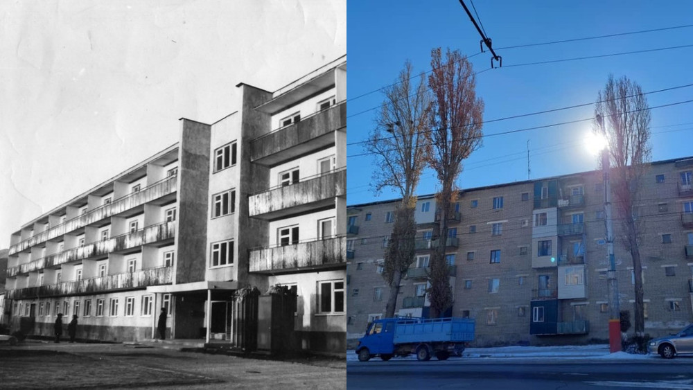 Первые многоэтажные дома в Нарыне были построены 60 лет назад (фото)