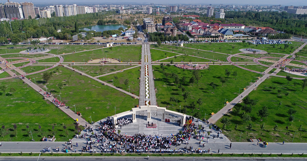 Новый парк в Бишкеке