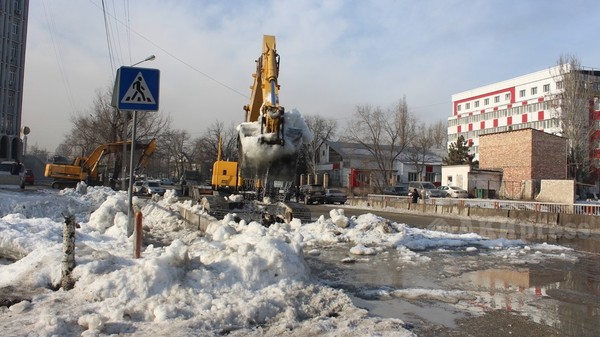 Мероприятия по очистке ледяного затора на реке Ала-Арча будут продолжены, - МЧС — Экология АКИpress